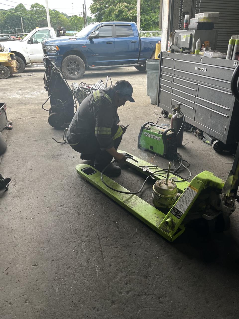 Shop and equipment repair at Mobile Rescue