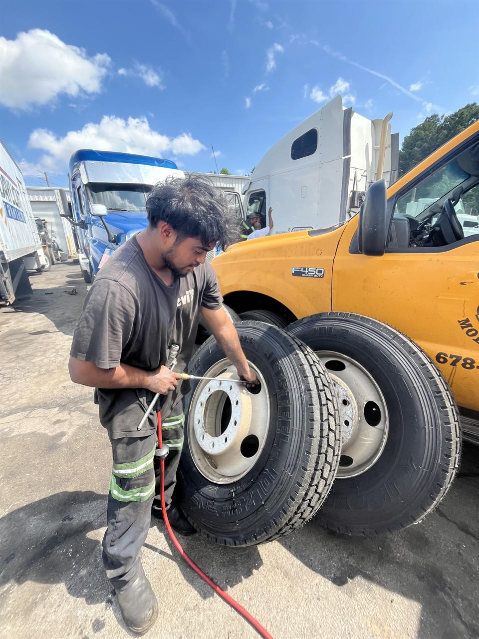 Truck wheel and hub service in metro Atlanta